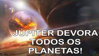 E se Júpiter engolisse todos os planetas do Sistema Solar [upl. by Eillime]