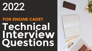 Interview Questions amp Answers for Engine Cadet  2022 [upl. by Gillan]