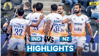 IND vs NZ Hockey Highlights India Beat New Zealand By 32 Paris Olympics 2024India vs New Zealand [upl. by Derfla498]