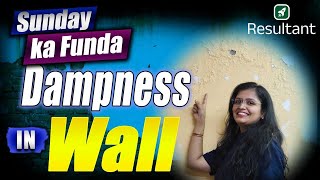 Dampness on Wall 🧑🏻‍🔬 How to Treat Damp Walls  Types of Wall Dampness  Sunday ka Funda [upl. by Suoiradal]