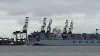 Cosco Hellas At The Port of Felixstowe [upl. by Grimaud]