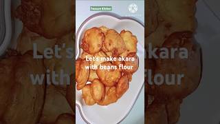 Lets make akara with beans flour shortvideo [upl. by Niloc]