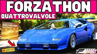 Forza horizon 5How to complete Weekly Forzathon QUATTROVALVOLE  Playlist rewards amp Forzathon shop [upl. by Xel288]