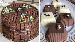 Fancy KITKAT and MampM Cake Decorating Ideas  Perfect Chocolate Cake Decorating Tutorials 2 [upl. by Siana340]