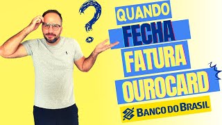 Quando FECHA a FATURA do cartão OUROCARD [upl. by Charo]