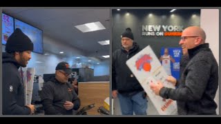 Jalen Brunson went to a Dunkin Donuts and gave this fan free Knicks tickets [upl. by Dnar]