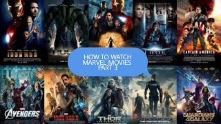 HOW TO WATCH MARVEL MOVIES PART 3 ALL MARVEL MOVIES amp SERIES IN HINDI [upl. by Nesnah]