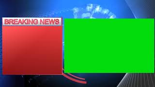 Breaking News Green Screen  news Background [upl. by Breena]