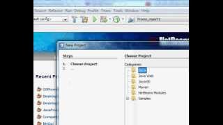 Java prog1 Create netbeans project and download SQLite Manager from firefox web browser [upl. by Aisinut297]