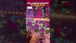 Nita And Mukesh Ambani Dance To Daler Mehndis Song Balle Balle At Anant And Radhikas Wedding [upl. by Byrom]