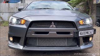 Mitsubishi Lancer Evolution X 2012 ₹50 lakh  Reallife review [upl. by Einnahpets]