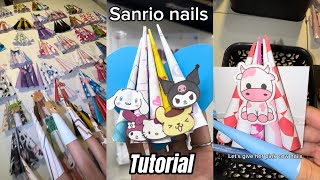 NAILS COMPILATION 💘 paper nail designs  tutorial new videos and more [upl. by Ninaj]