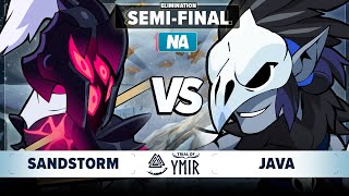 Java vs Sandstorm  Elimination Semi Final  Trial of Ymir  NA 1v1 [upl. by Akilat]