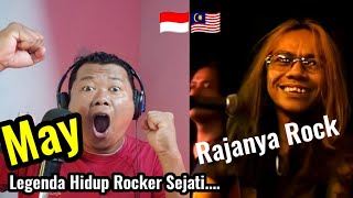 MayGadis Bertudung Putih  Legend Rocker 🇮🇩Reaction [upl. by Aysan]