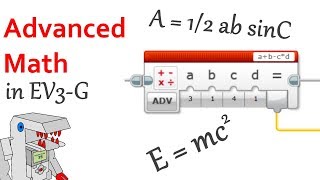 Advanced Math Operations in EV3G  Programming Tutorial [upl. by Ylrehs]