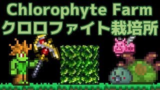 Terrariaコンプリートを目指して…PART269 Chlorophyte Farm クロロファイト栽培所 [upl. by Floyd222]