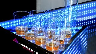 Infinity Glow  LED Beer Pong Party Table [upl. by Clorinda]