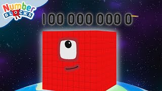 Aprende a contar del 1000000000 al 0  Números para niños  Numberblocks en español [upl. by Kreager995]