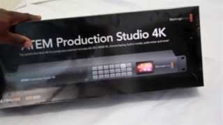 Blackmagic Design ATEM Production Studio 4K First Look [upl. by Woo]