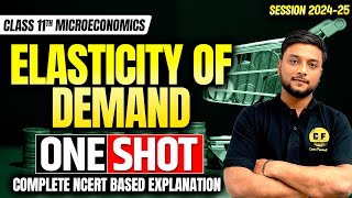 Elasticity of Demand One Shot 202425  Class 11th Microeconomics Complete NCERT with Vipul Sir [upl. by Belia]