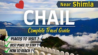 Chail Himachal Pradesh  Places To Visit In Chail  Chail Shimla  Chail Palace Shimla  Chail [upl. by Ayrotal]