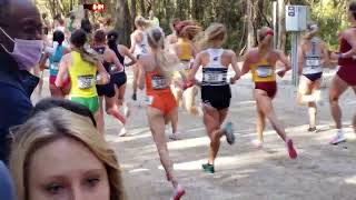 NCAA cross country championship race 6km distance  women in Tallahassee Florida  Nov 2021 [upl. by Leaffar]