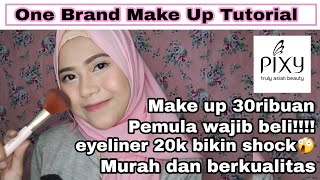 prayforlombok ONE BRAND MAKE UP TUTORIAL  PIXY  Pemula wajib nonton  Rohmayanti [upl. by Elmo627]