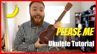 Please Me  Cardi B amp Bruno Mars UKULELE TUTORIAL [upl. by Simon]