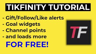 How To Use TikFinity  Streamlabs for TikTok LIVE Alerts Goals Channel Points and more [upl. by Condon]