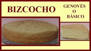 Bizcocho Genovés o Básico HD  Torta de Piña [upl. by Aurel372]