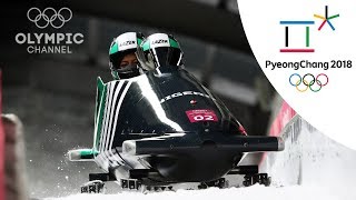 The Nigerian Bobsled Teams 2018 Highlights  PyeongChang 2018 [upl. by Edivad]