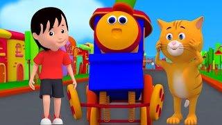 Bob le train chanson  Amitié chanson  Rimes pour enfants  3D Rhymes  Bob Train Friendship song [upl. by Penelope477]