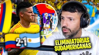 Reacción Colombia 21 Argentina  eliminatorias CONMEBOL para el Mundial [upl. by Novonod177]