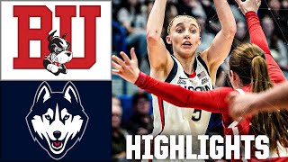 Boston University Terriers vs UConn Huskies  Full Game Highlights  ESPN College Basketball [upl. by Hubie]