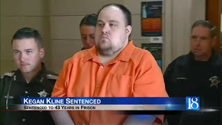 Kegan Kline sentenced to 43 years in prison [upl. by Eldridge]