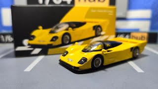 Sparky x Tiny 164 Porsche Dauer 962 Le Mans  Yellow [upl. by Clapper479]