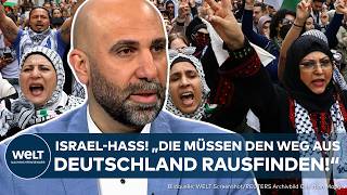 ISRAELHASS IN DEUTSCHLAND StraßenDemos zeigen quotIntegration und Erinnerungskultur gescheitertquot [upl. by Htenek]