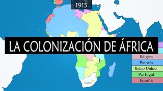 La colonización de África  Historia y resumen en mapas [upl. by Rexana]