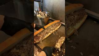 Could you finish this MASSIVE CHEESESTEAK in Las Vegas cheesesteak lasvegas [upl. by Naaman]