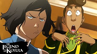 Team Avatar Rescues Prince Wu  Full Scene  The Legend of Korra [upl. by Pember]