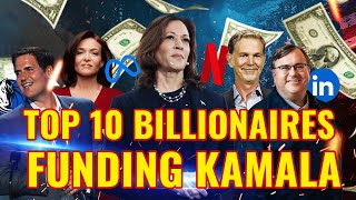 10 Billionaires Secretly Backing Kamala Harris’ 2024 Run – You Won’t Believe Who’s 1 White house [upl. by Tertius574]