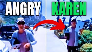 Angry Karen Pretends To Record Man Then This Happens BIG MISTAKE [upl. by Mascia156]