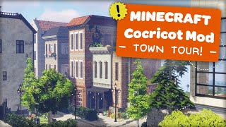 Minecraft Cocricot Mod  Seaside Town Tour [upl. by Miza]