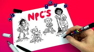 How To Make Awesome NPCs For Your DampD Game [upl. by Llehsram]