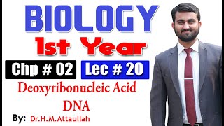 DNA deoxyribonucleic acid  Chapter 2  1st year Biology  Lec  20 [upl. by Daley921]