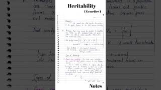 Heritability  Heritability in plant breeding  Heritability Genetics csirnet genetics shorts [upl. by Graig]