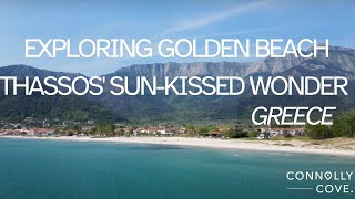 Exploring Golden Beach Thassos SunKissed Wonder  Greece  Things To Do In Greece [upl. by Lucky]