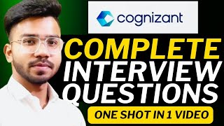 Cognizant Interview Questions and Answers in 1 Shot🔥 Cognizant Technical Interview Questions [upl. by Kathryne]