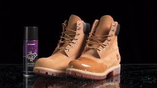 Crep protect spray Test timberland [upl. by Lumbye]