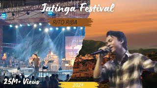 Rito Riba Live Performance At Jatinga Festival 2024  dimahasao assam [upl. by Simah]